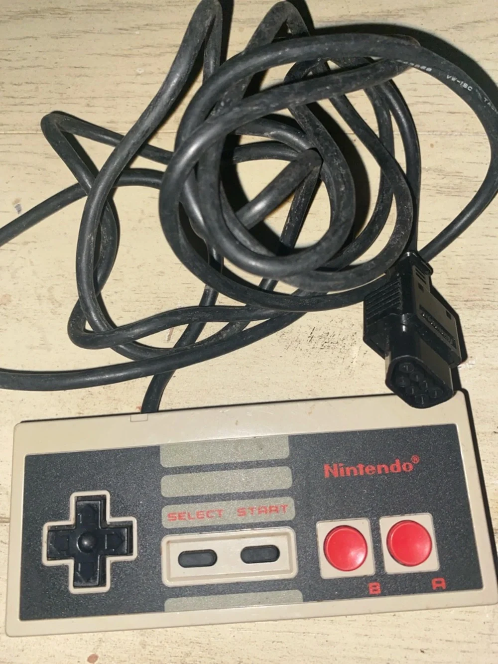 1989 original Nintendo NES Game Controller